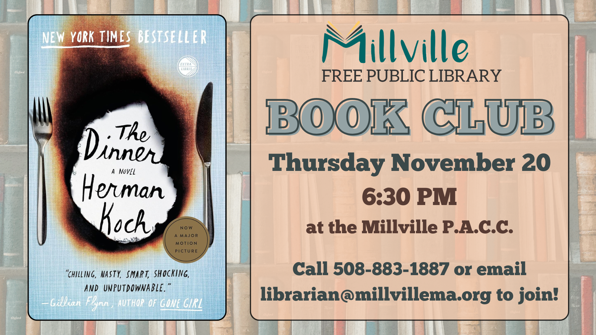 Cover Photo of The Dinner by Herman Koch.